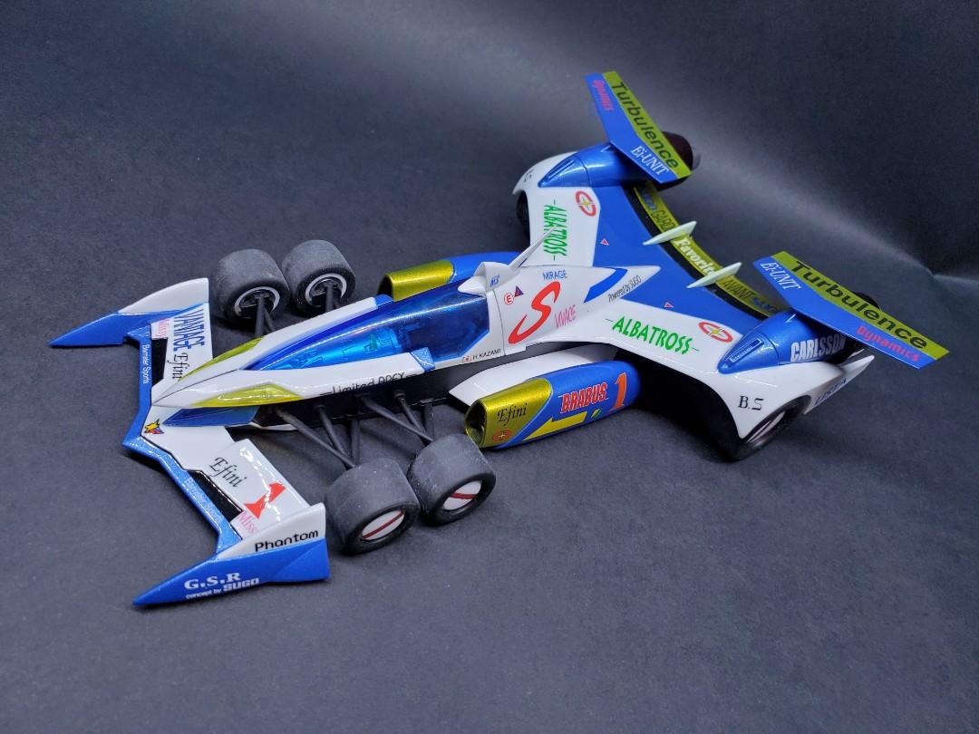 現貨 高智能方程式閃電霹靂車阿斯拉特阿斯拉cyber Formula 青島社1 24 模型車模型上色成品風見隼人車人升壓渦雷神