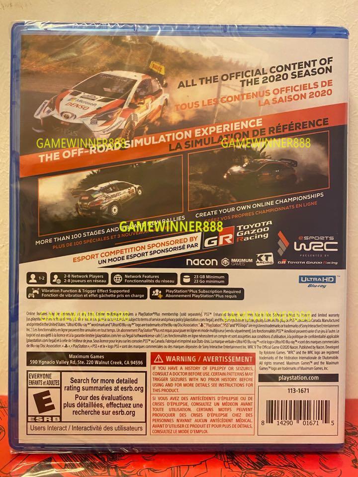 全新PS5遊戲WRC9 世界拉力錦標賽9 WRC 9 FIA World Rally Championship