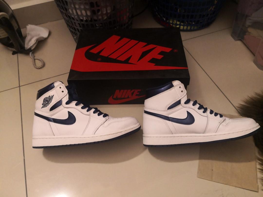 Air Jordan 1 retro high OG,metallic 