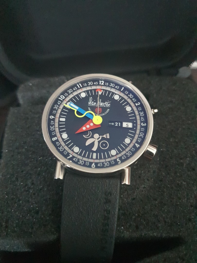 Alain Silberstein Le Reveil GMT in titanium, Mobile Phones \u0026 Gadgets,  Wearables \u0026 Smart Watches on Carousell