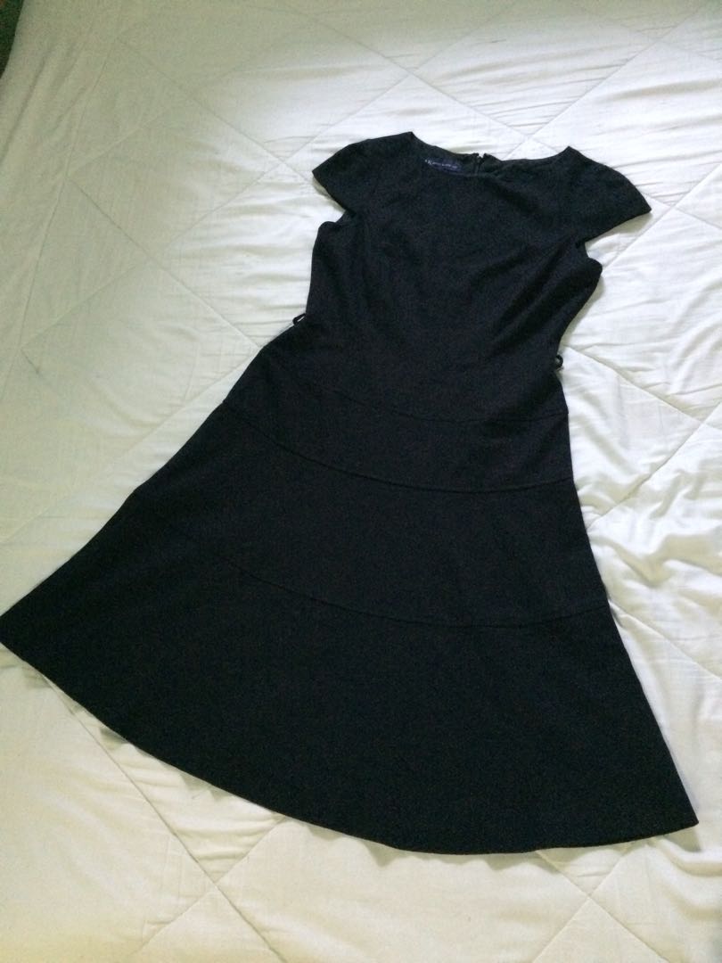 anne klein black dress