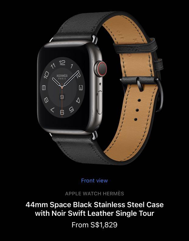 Space black stainless steel case with single discount tour