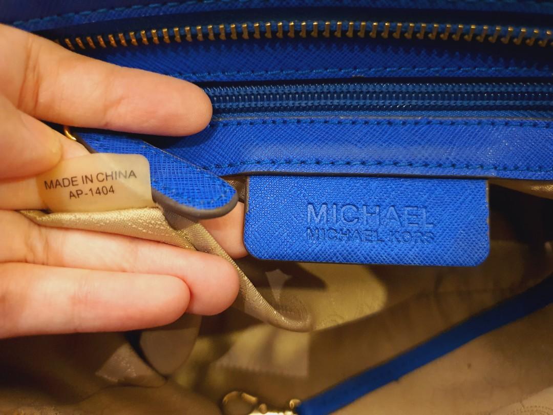 Authentic Michael Kors Sling Bag with serial number & Zip YKK, Women's  Fashion, Bags & Wallets, Purses & Pouches on Carousell