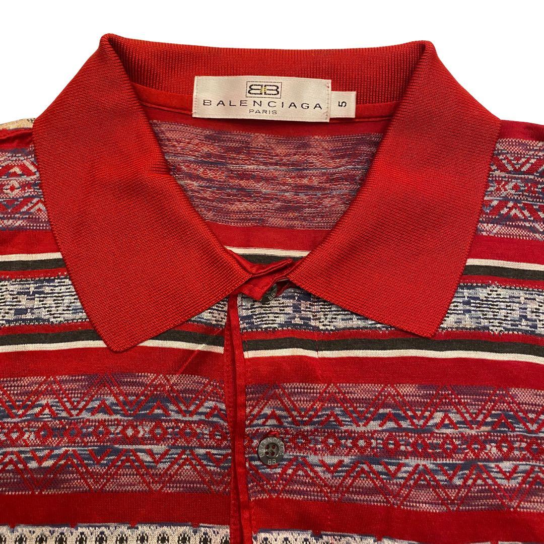 Balenciaga Vintage Polo Shirt Red Men S Fashion Tops Sets Tshirts Polo Shirts On Carousell