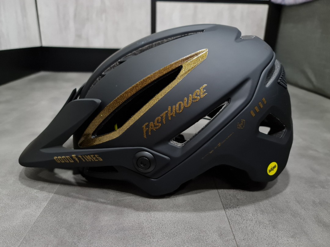 Bell Sixer Helmet Fasthouse Gold Black MIPS Sports Equipment