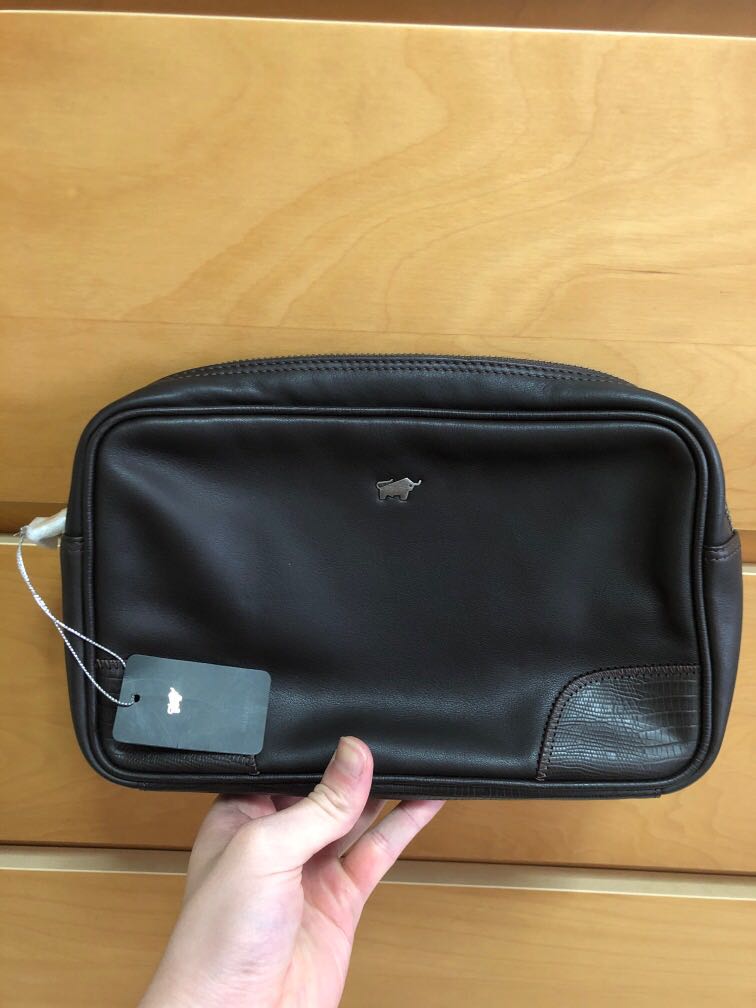 Braun Buffel Men s Clutch Bag Brown Men s Fashion Bags Belt