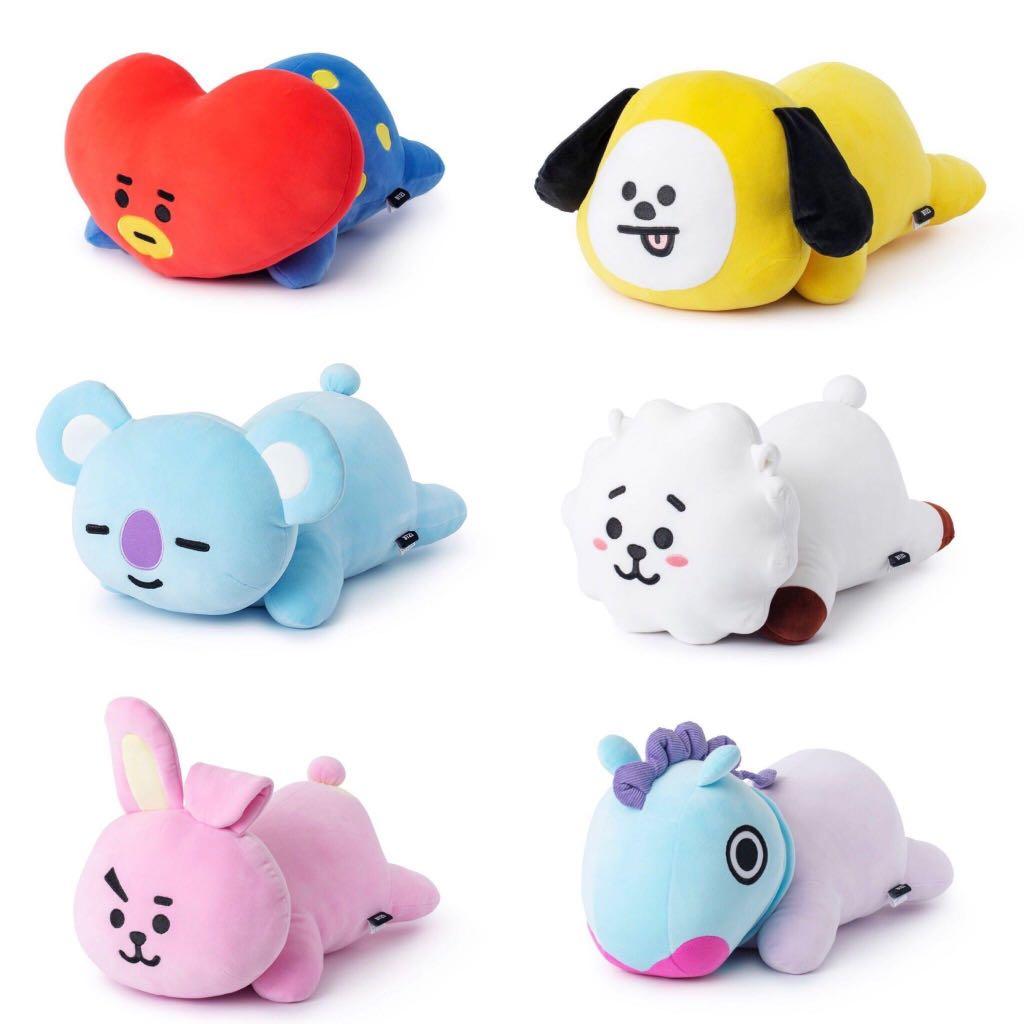 BT21 50cm Lying Pillow Cushion Hobbies Toys Collectibles