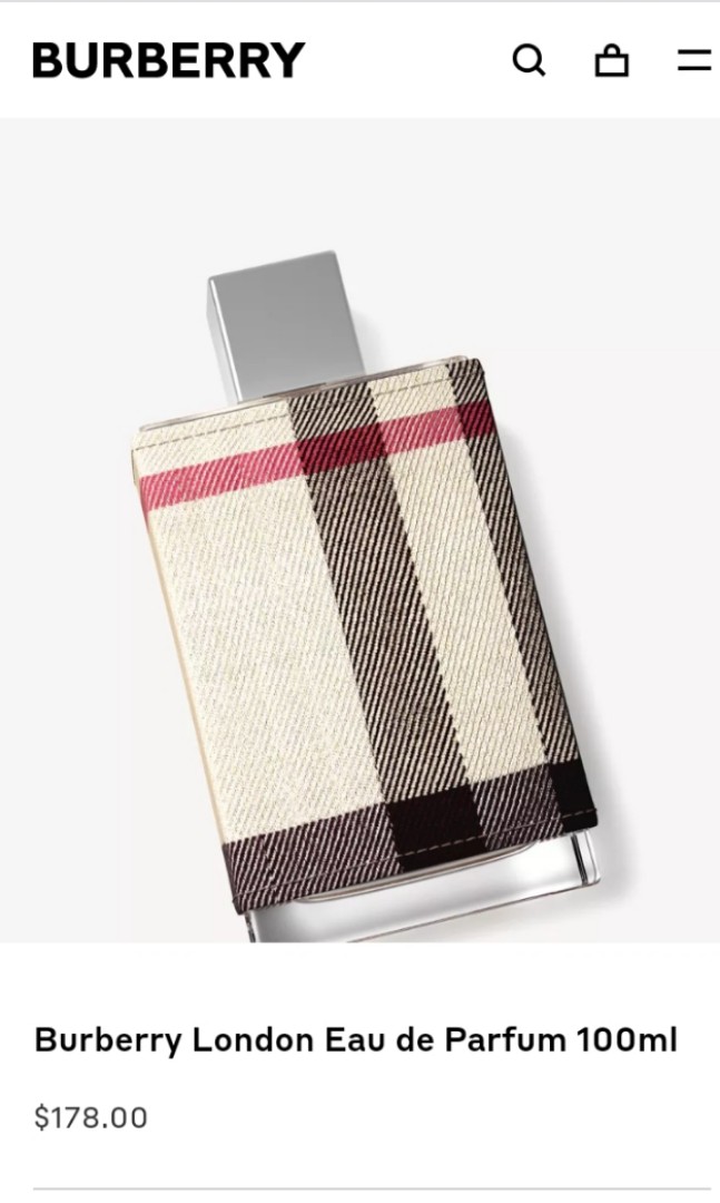 Burberry London EDP Perfume 100ml Beauty Personal Care