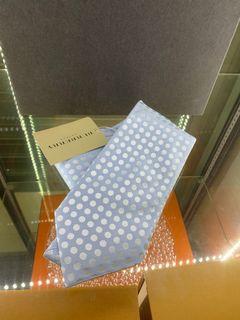 Burberry Polka Dot Light Blue Tie