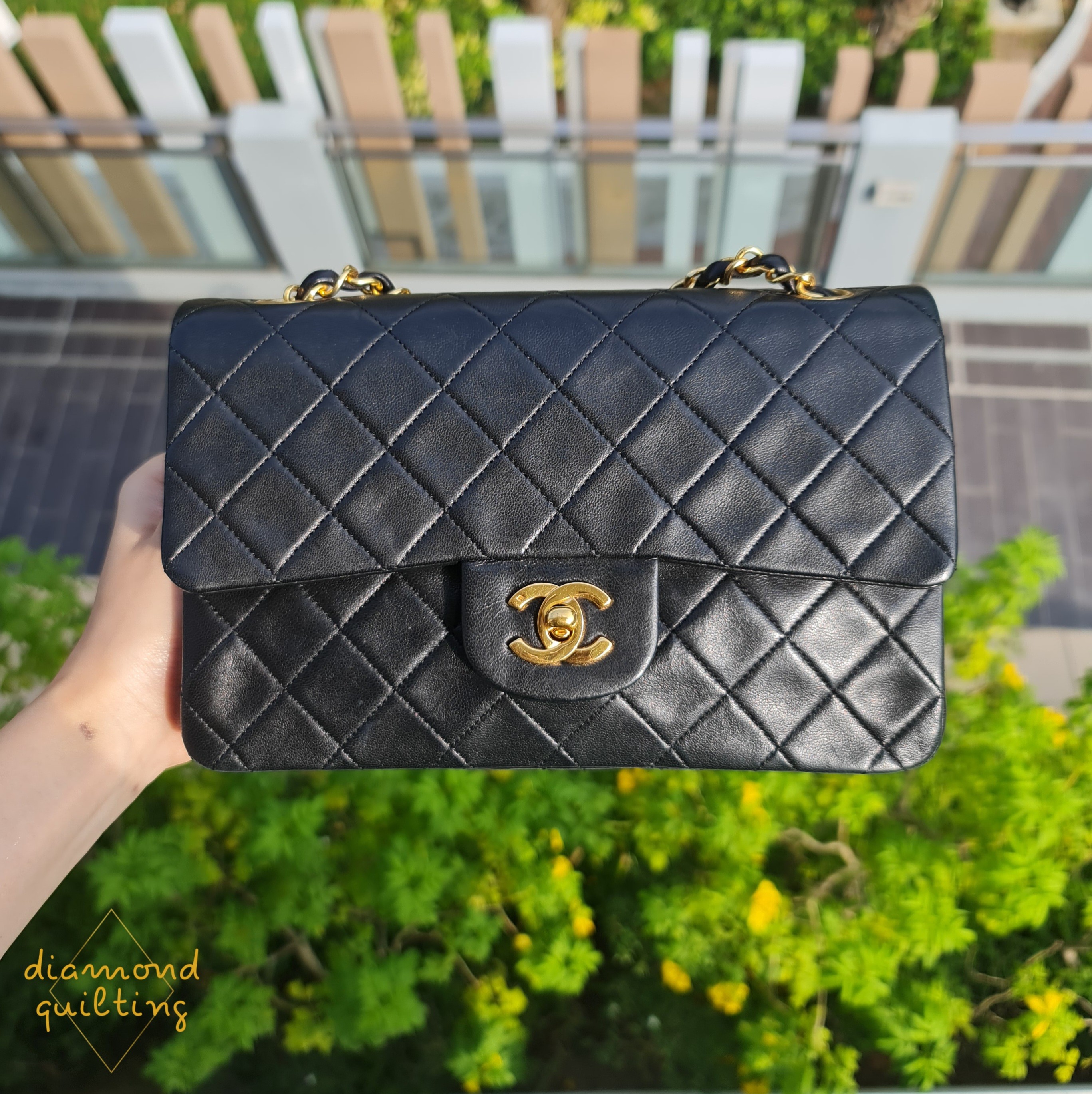 CHANEL CLASSIC FLAP BAG CAVIAR BLACK MEDIUM GOLD HARDWARE GHW DOUBLE CF /  Lambskin small jumbo mini Lambskin, Luxury, Bags & Wallets on Carousell