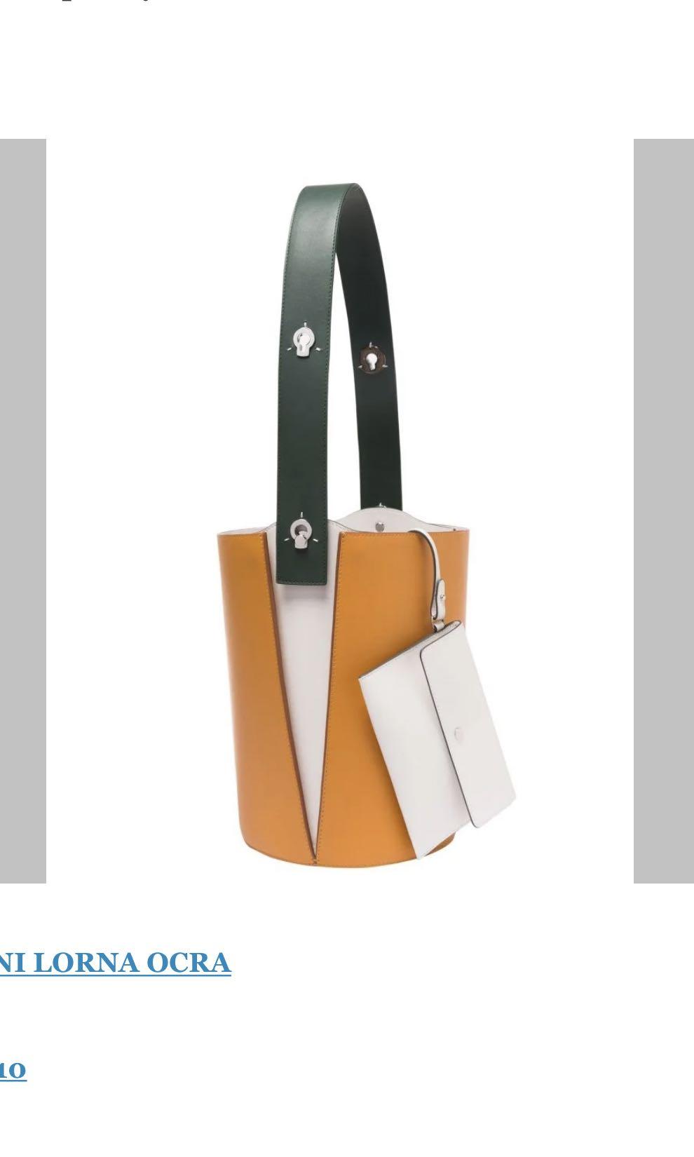 Danse Lente bucket bag mini Lorna ocra