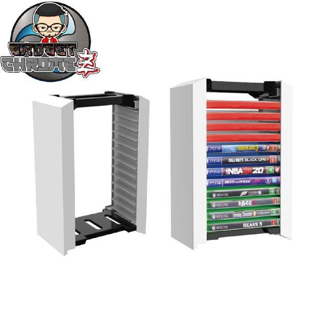 DOBE | PS5 Game Card Box Storage Stand | CD Rack (Category: In-Game Products) located in San Jose del Monte. Submitted by gadget_chromez (Listing ID 1072479335, Image 2). Description: Compatible for PS5 game cards box Store your game cards when not in use and keep them safe Light-small & portable design, easy to pop game cards in and out Each stand holds 12 game card box max.