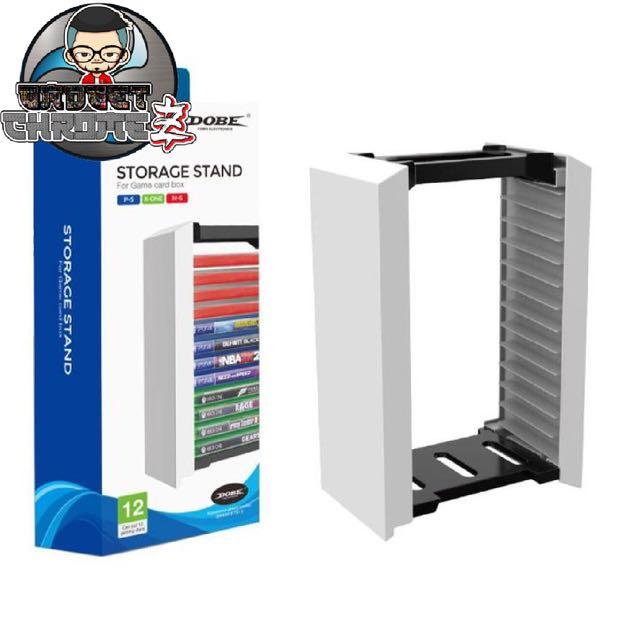 DOBE | PS5 Game Card Box Storage Stand | CD Rack (Category: In-Game Products) located in San Jose del Monte. Submitted by gadget_chromez (Listing ID 1072479335, Image 1). Description: Compatible for PS5 game cards box Store your game cards when not in use and keep them safe Light-small & portable design, easy to pop game cards in and out Each stand holds 12 game card box max.