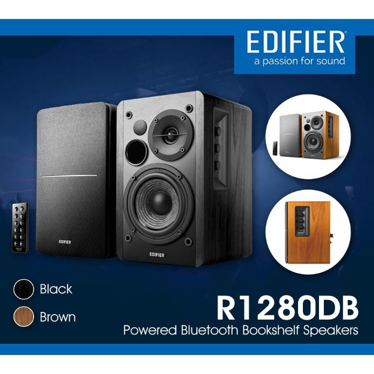 Edifier R1280DB Powered Bluetooth Bookshelf Speakers, Audio, Soundbars, Speakers & Amplifiers on