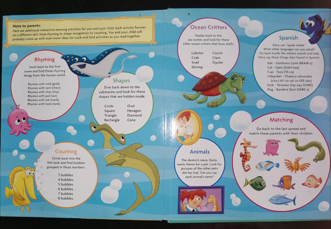Finding Nemo First Look and Find, Hobbies & Toys, Books & Magazines ...