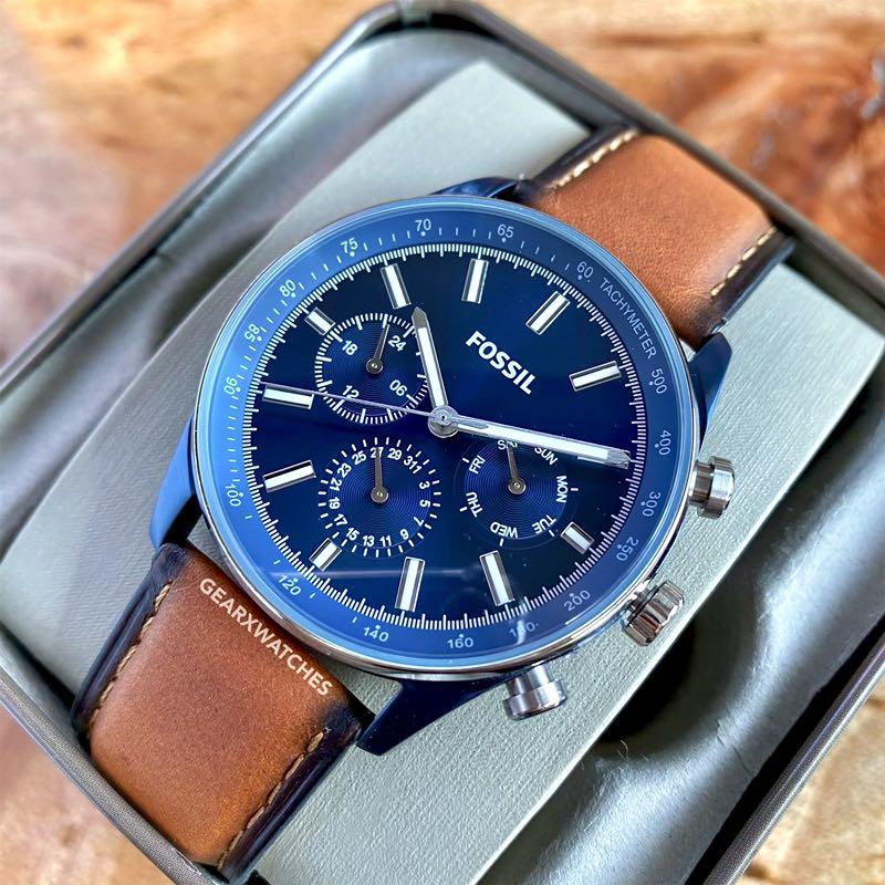 Fossil Sullivan Multifunction Blue Dial 