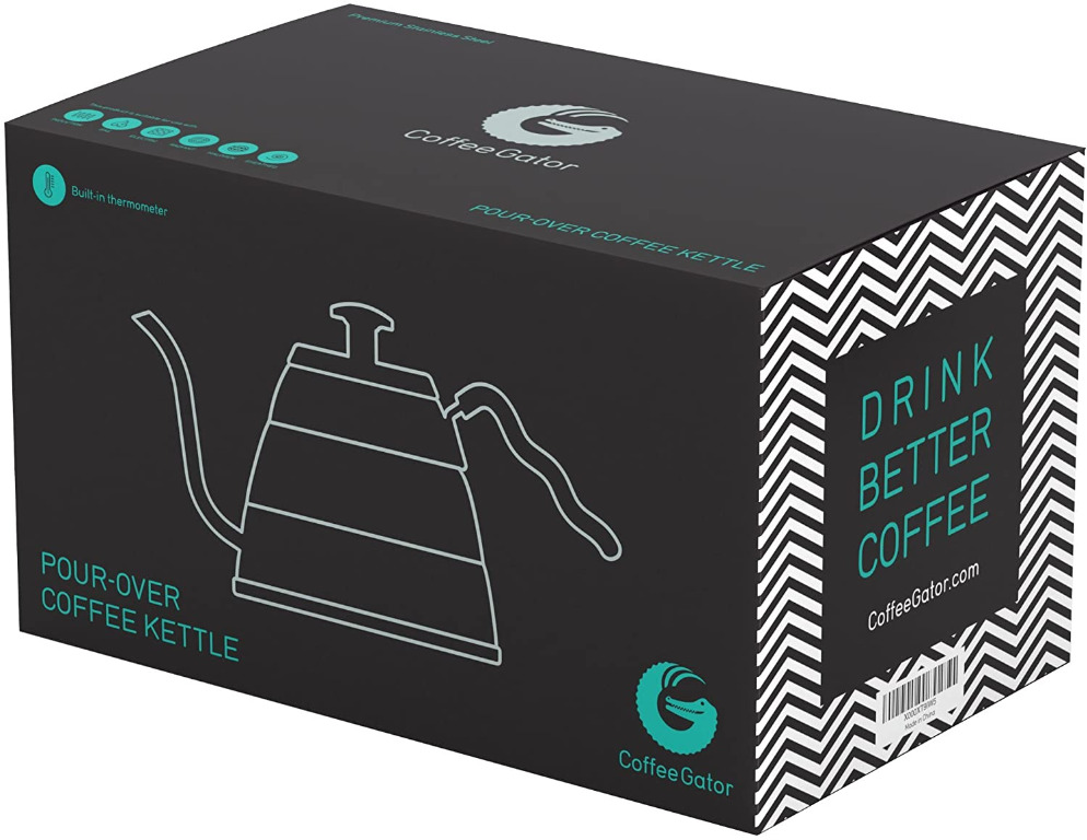 FreeDelivery Gooseneck Kettle Coffee Gator Pour Over Kettle
