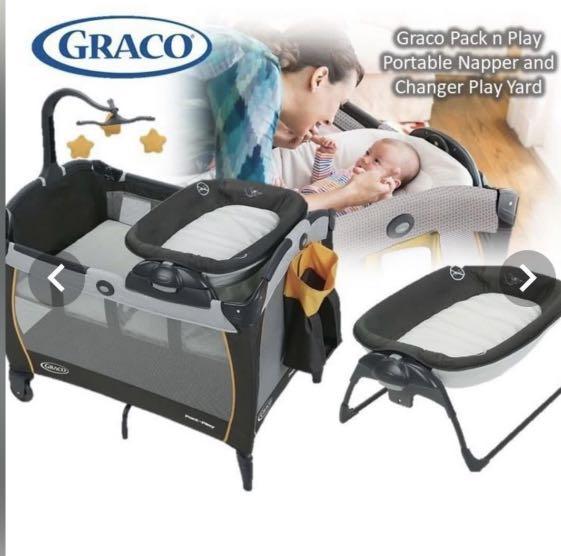 Graco Baby Cot and changing station (full set) , Babies & Kids, Baby