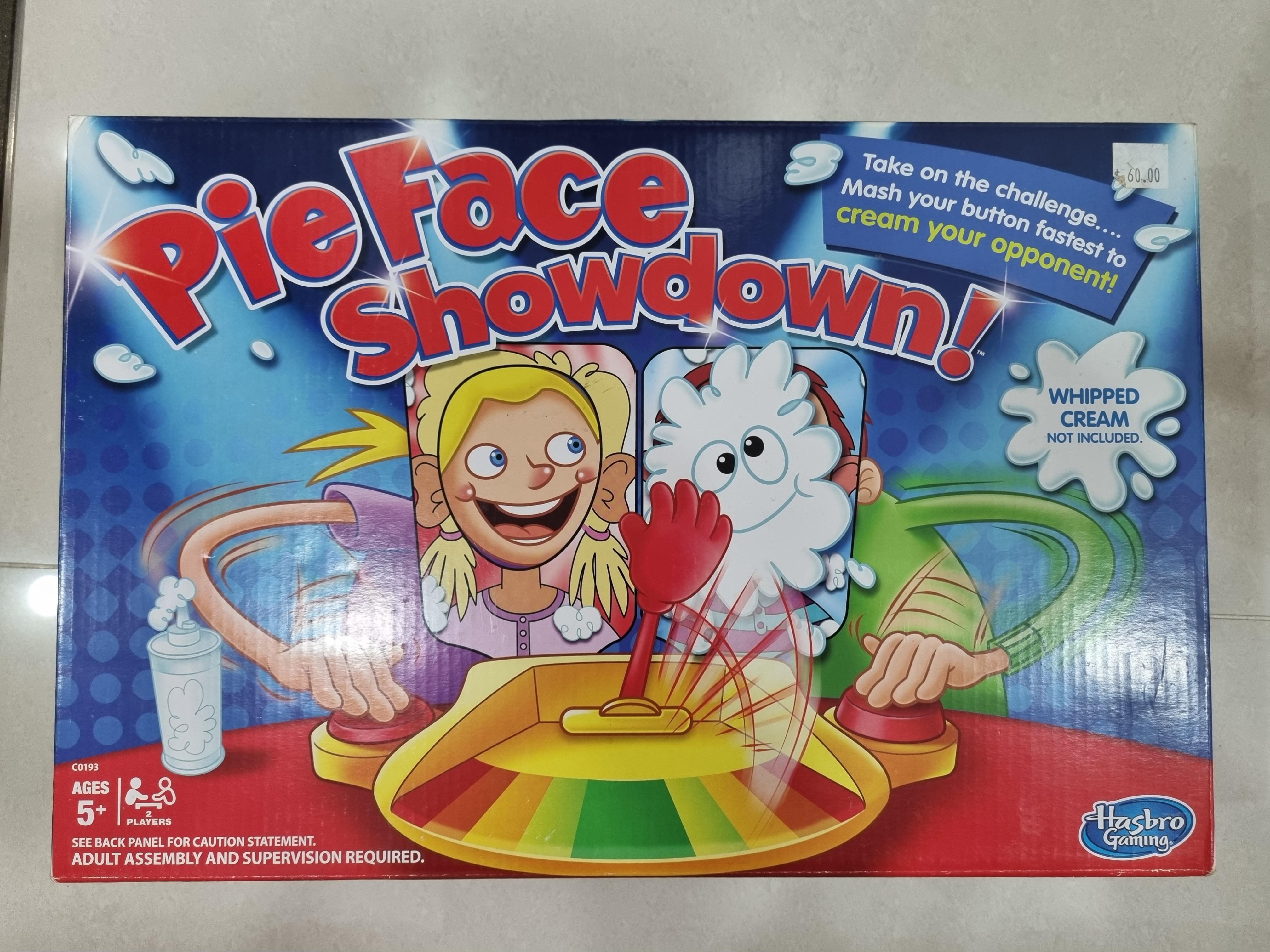 Hasbro Pie Face Showdown party game boardgame, Hobbies & Toys, Toys