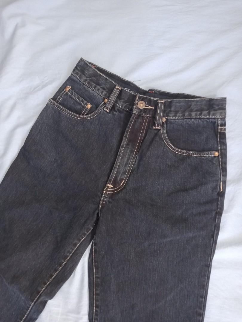 NIX JEANS Contrast Stitch Highwaisted 