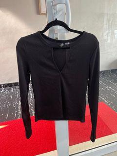 h&m black top