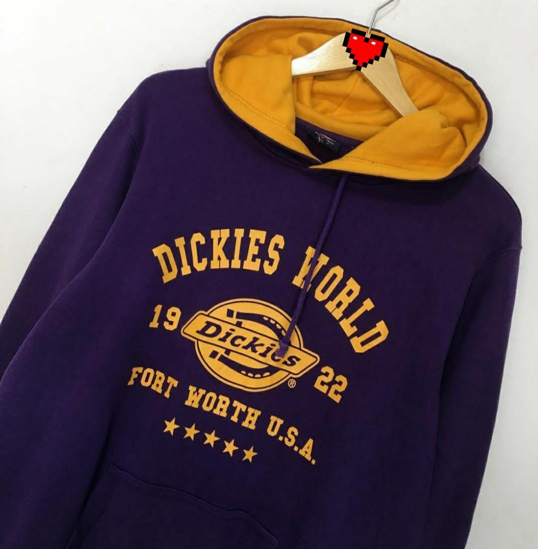 Hoodie dickies purple, Fesyen Pria 