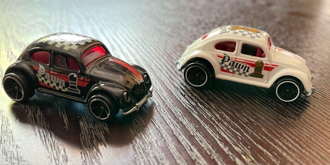 Hot wheels volkswagen beetle pawn top