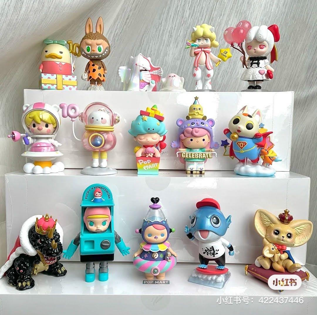 INSTOCKS) Popmart figures - 10th Anniversary, Toys & Collectibles