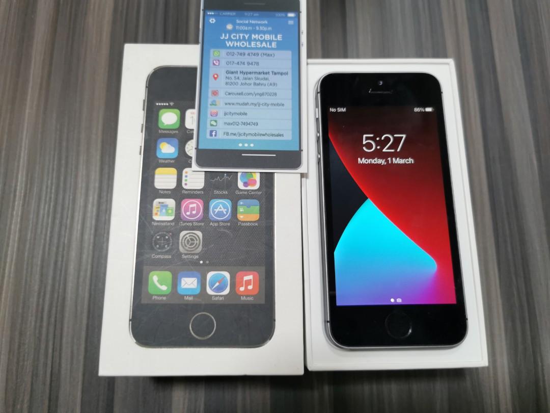 Iphone Se 32gb Space Grey Fullset Mobile Phones Tablets Iphone Iphone 5 Series On Carousell