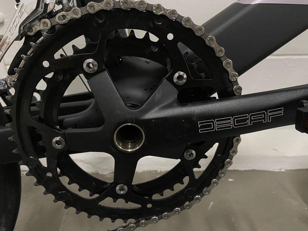 Java mini velo carbon cl shimano 105 rare white , Sports Equipment ...