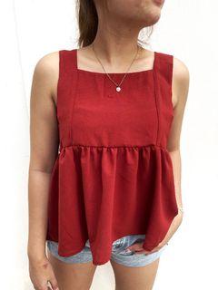 🔥READY STOCK🔥 Kai Babydoll Top