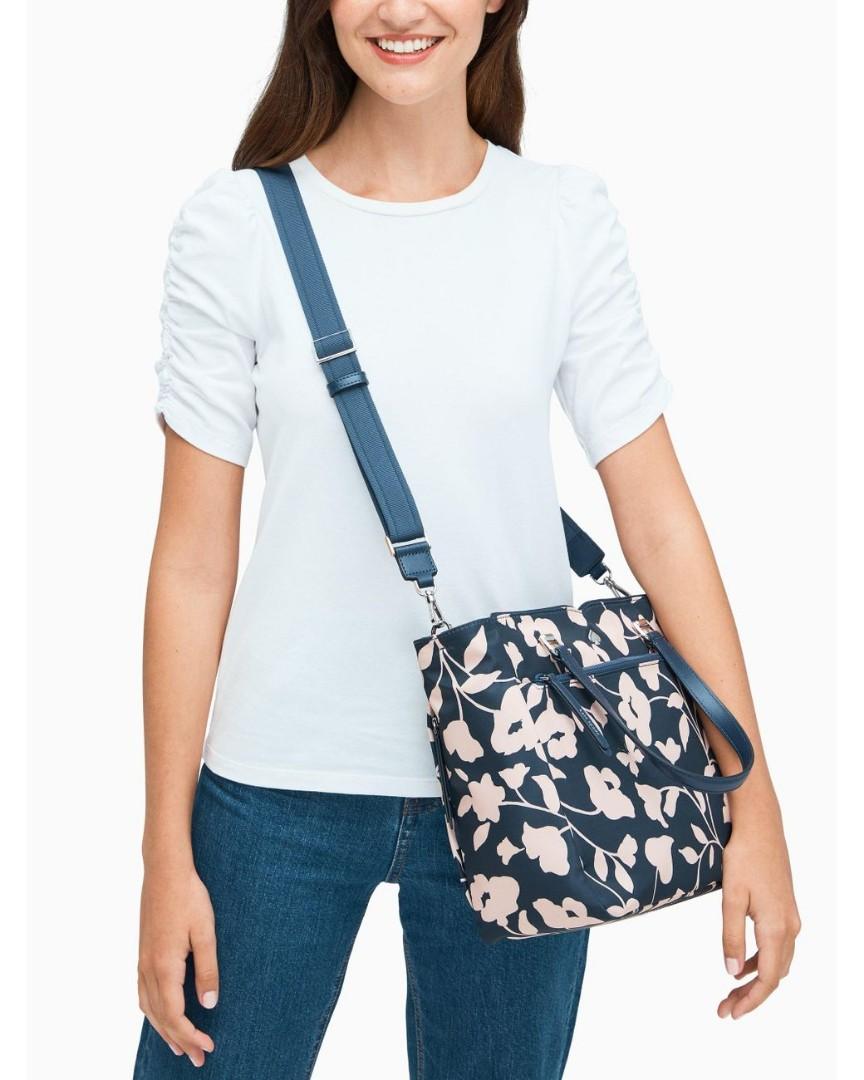 Kate Spade Nylon Jae Garden Vine Medium Satchel