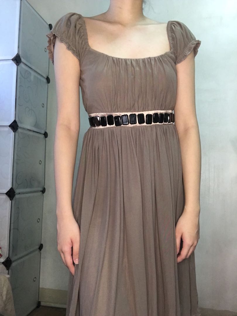 Tea length semi outlet formal dresses