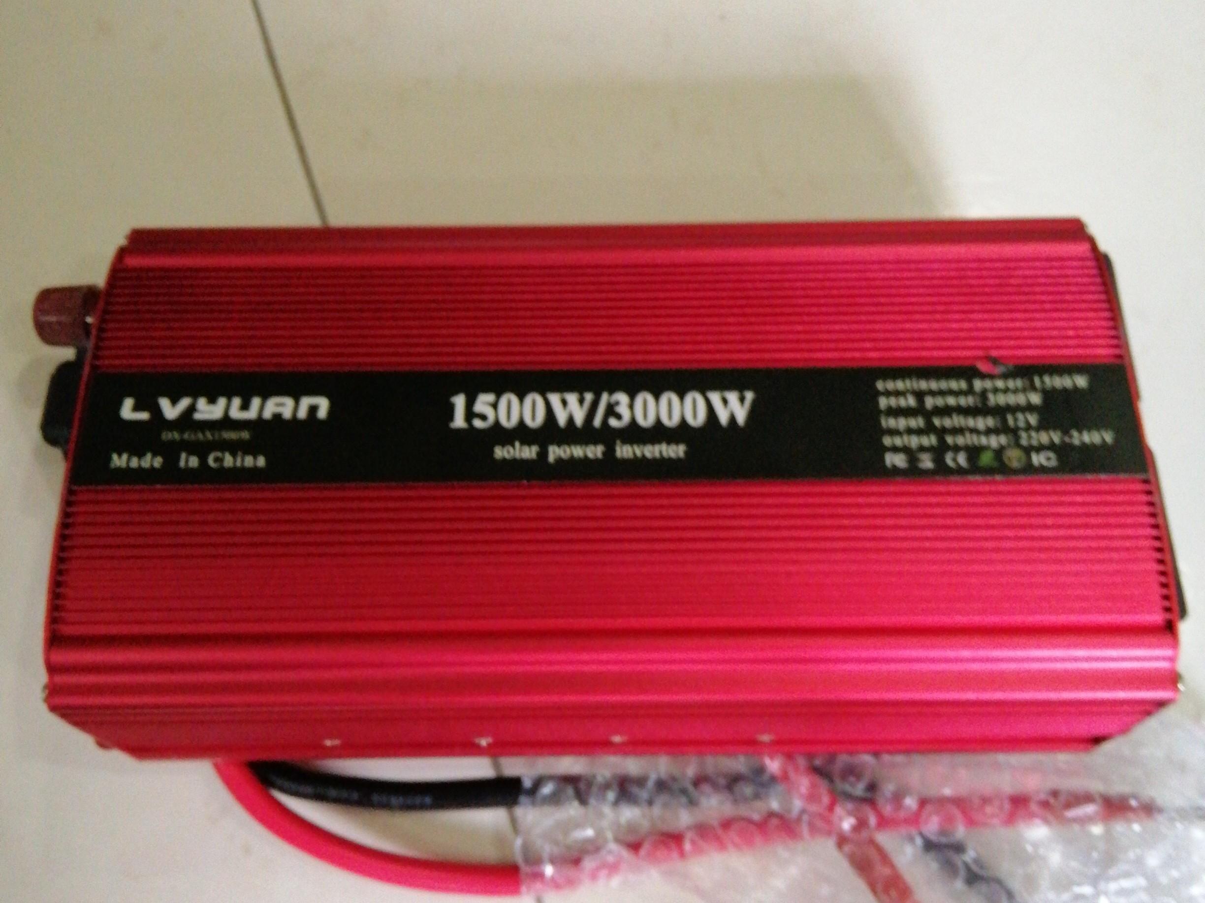 Lvyuan DXGAX1500W 1500W/3000W Power Inverter, Car Accessories