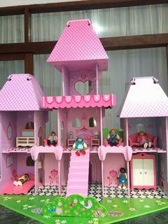Mainan rumah kayu ELC (rosebud doll house)