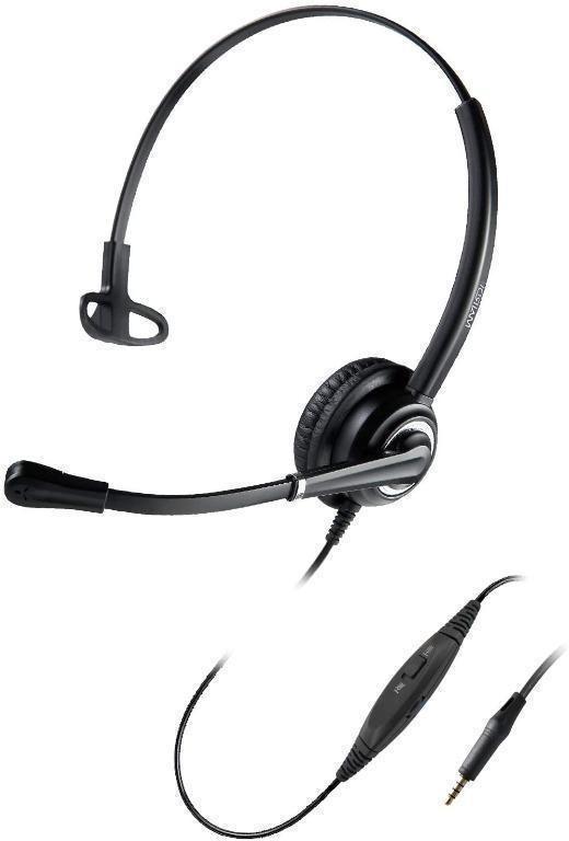 trust chat headset with microphone for pc and laptop