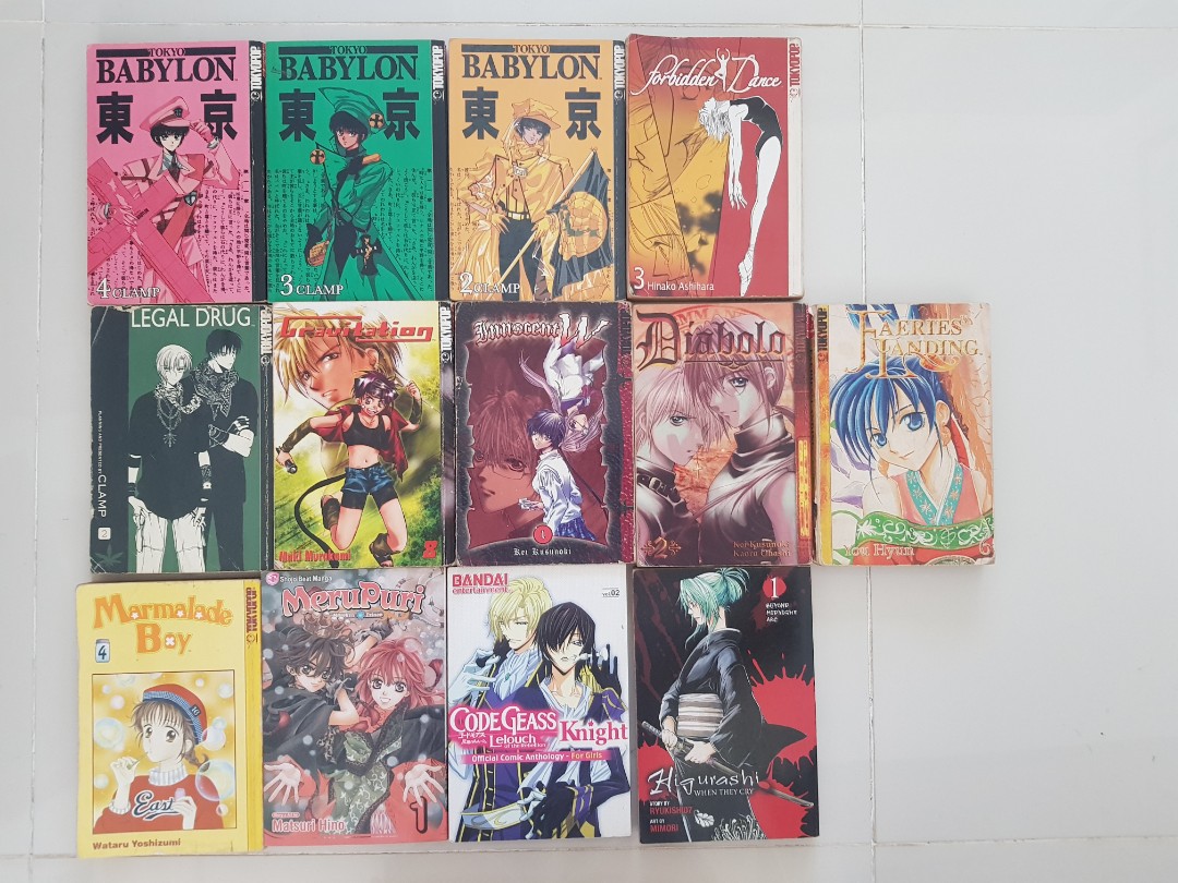 Manga, Manhua (in english) | Code Geass | Phoenix Wright | DN Angel | Chibi  Vampire | Zodiac . | Faeries Landing | Babylon | etc., Hobbies & Toys,  Books & Magazines, Comics & Manga on Carousell
