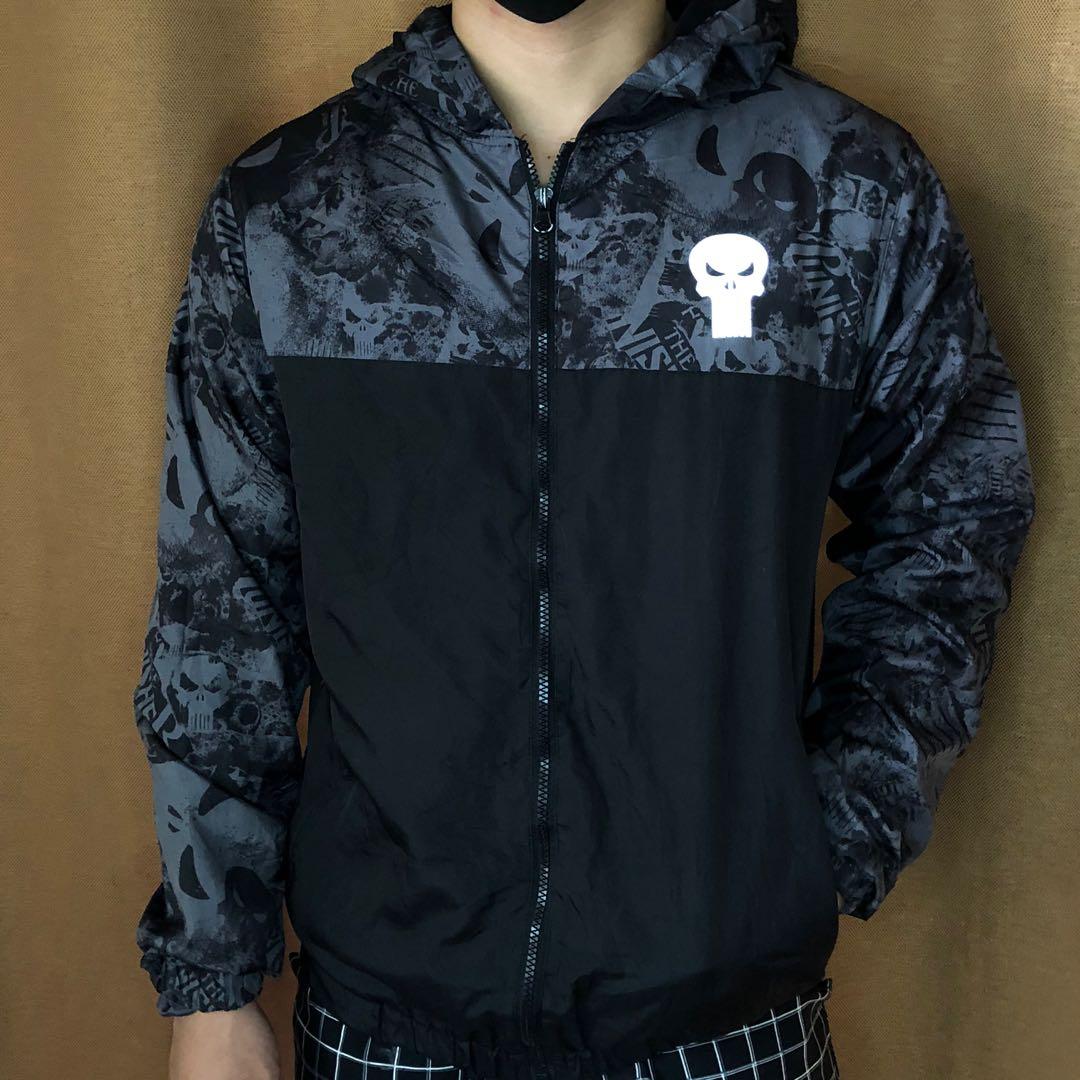 MARVEL “THE PUNISHER” WINDBREAKER (Category: Coats, Jackets and Outerwear) located in San Juan City. Submitted by _thrifter (Listing ID 1072473720, Image 1). Description: Excellent condition 🔥.