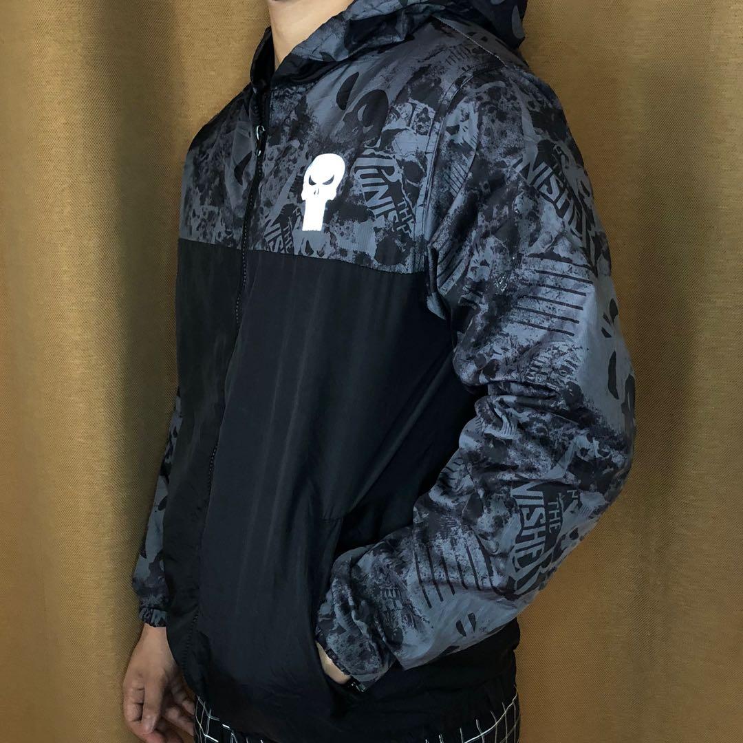 MARVEL “THE PUNISHER” WINDBREAKER (Category: Coats, Jackets and Outerwear) located in San Juan City. Submitted by _thrifter (Listing ID 1072473720, Image 2). Description: Excellent condition 🔥.