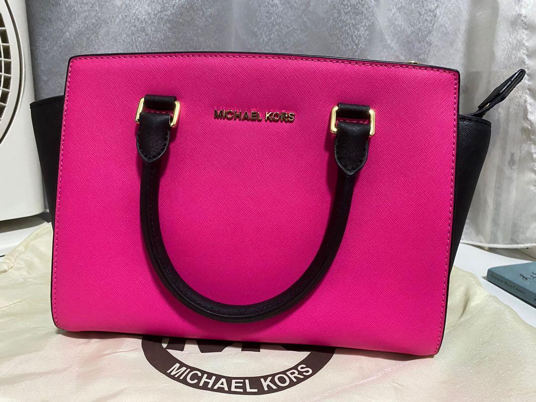 Michael Kors Selma Large Colourblock Women s Fashion Bags Wallets Cross body Bags on Carousell