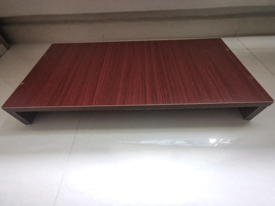 Monitor Stand Riser for Ultrawide Monitor (Brown Teak Color), Mobile ...