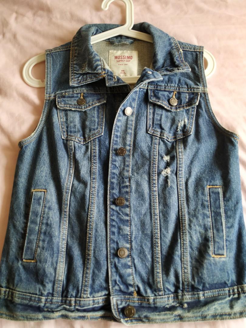mossimo denim vest