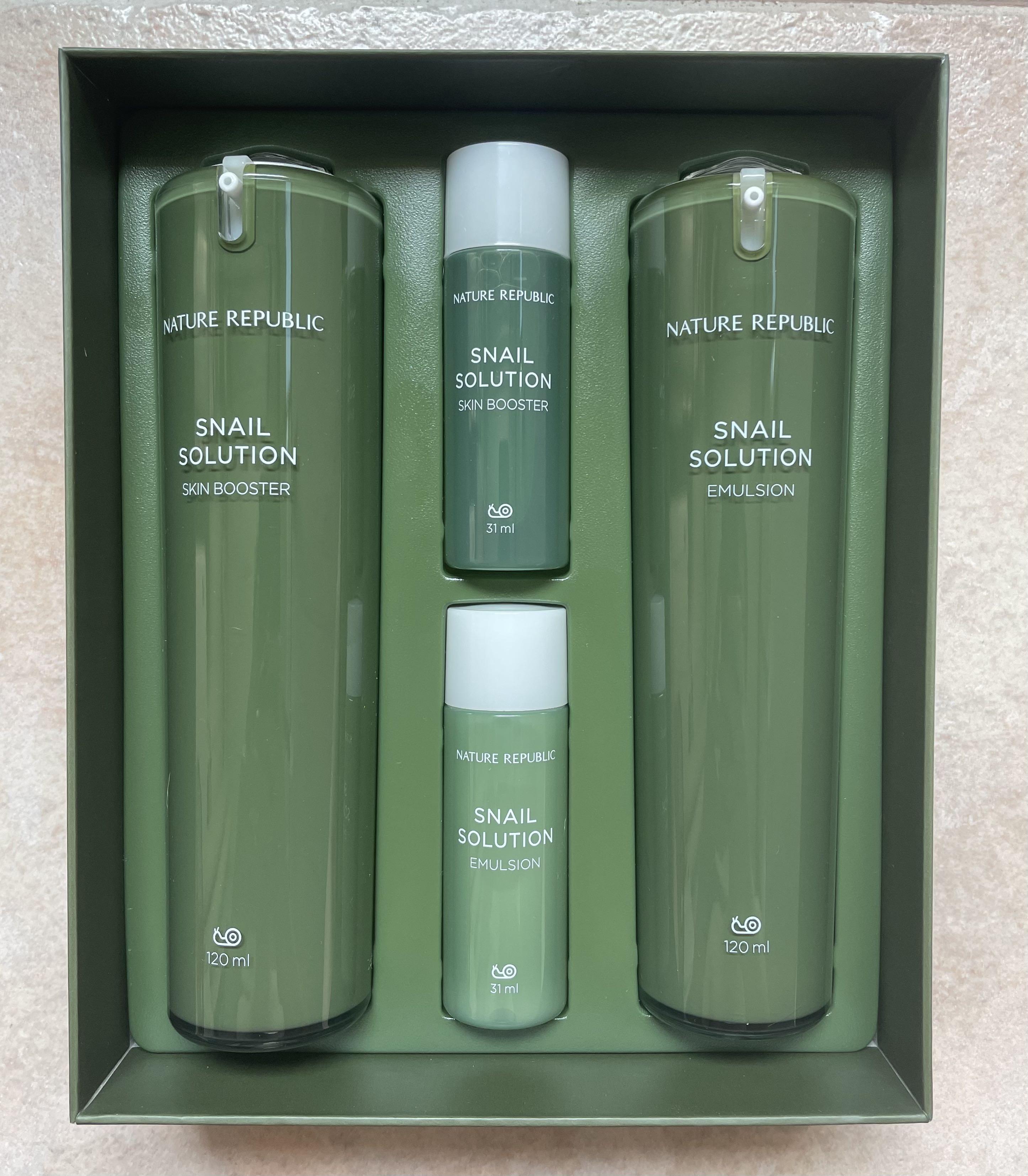 Nature Republic Snail Solution Skin Care Set Beauty Personal Care Face Face Care On Carousell Nature Republic Snail Solution Skin Care Set Beauty Personal Care Face Face Care On Carousell
