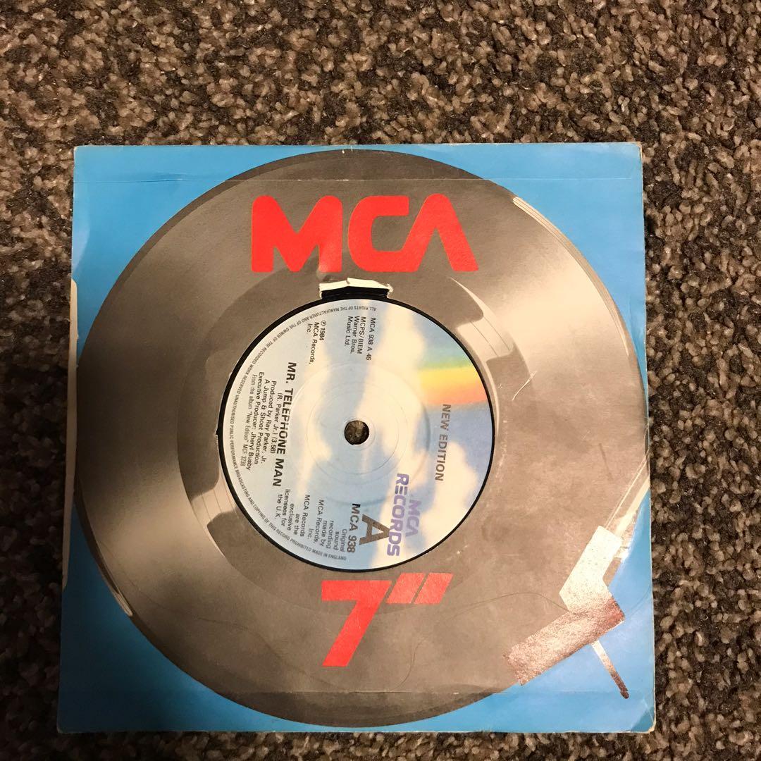 New Edition MR. Telephone Man LP Vinyl Piring Hitam 7inch ...