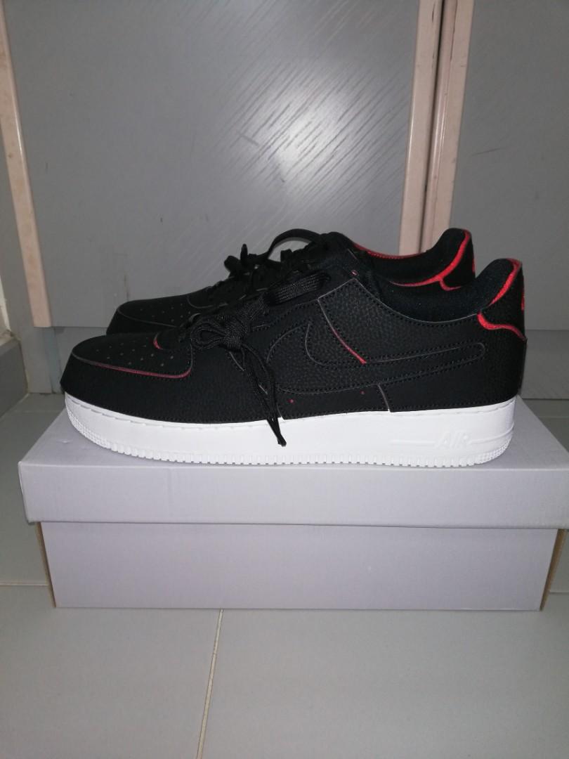 Nike air force sale 1 black velcro