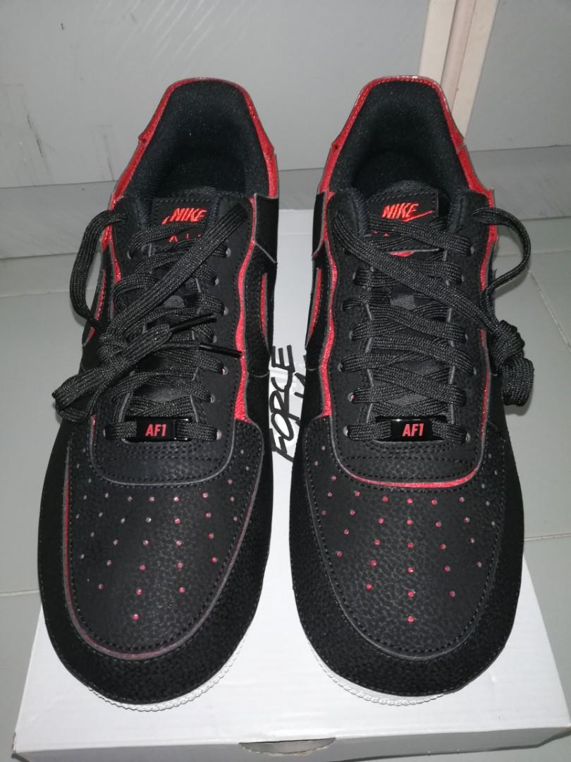 air force 1 velcro black