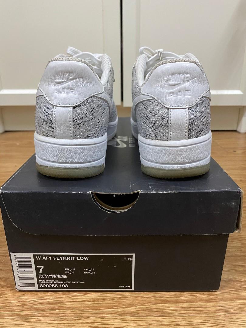 Air force hotsell flyknit blanche
