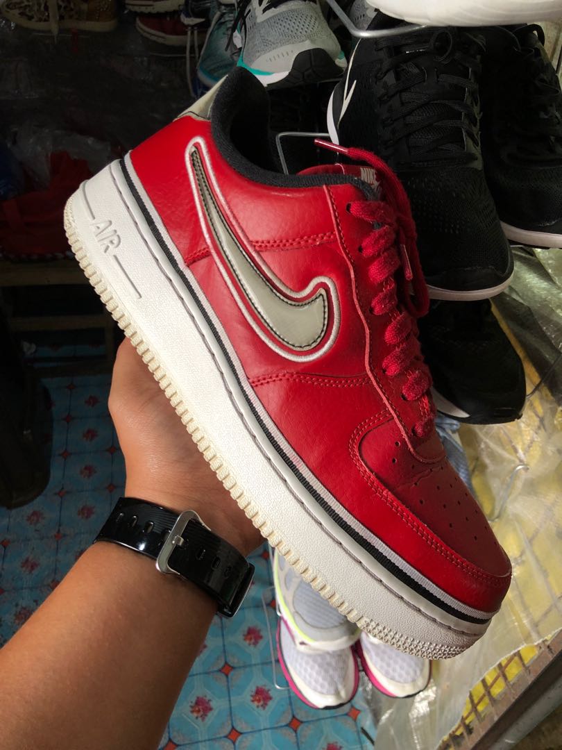 Nike Air Force 1 (AF1) Low 07 LV8 Sport NBA Varsity Red Sneaker