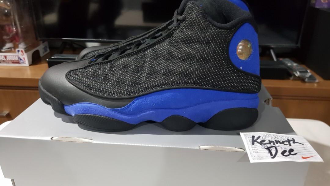 Nike Air Jordan 13 Hyper Royal Basketball Sneakers Black Royal