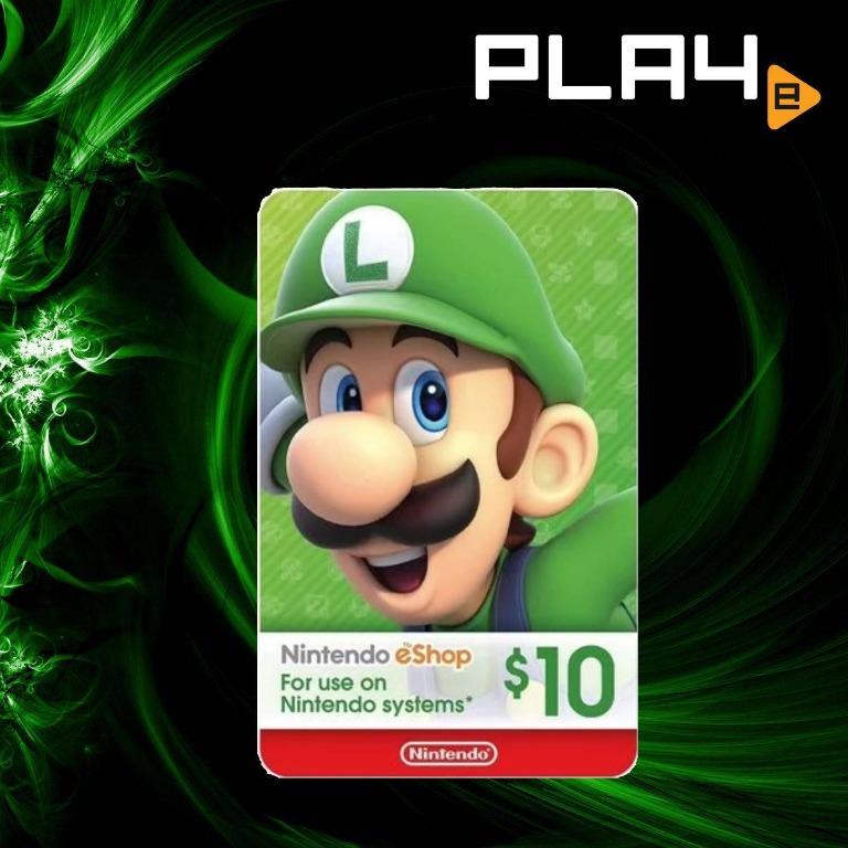 Nintendo hotsell card $10